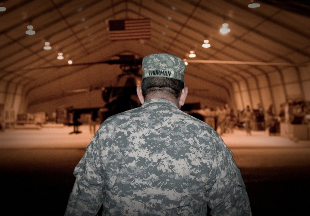 Gen. Thurman visits troops in Kandahar