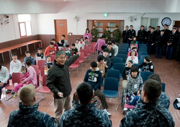 USS Stockdale Sailors' Community Service in Chinhae