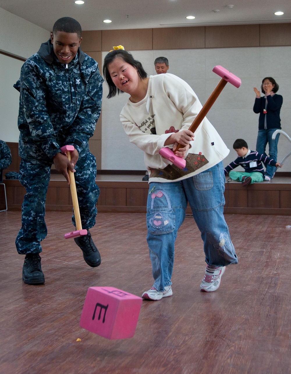 USS Stockdale Sailors' Community Service in Chinhae