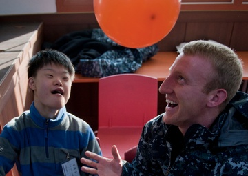 USS Stockdale Sailors' Community Service in Chinhae