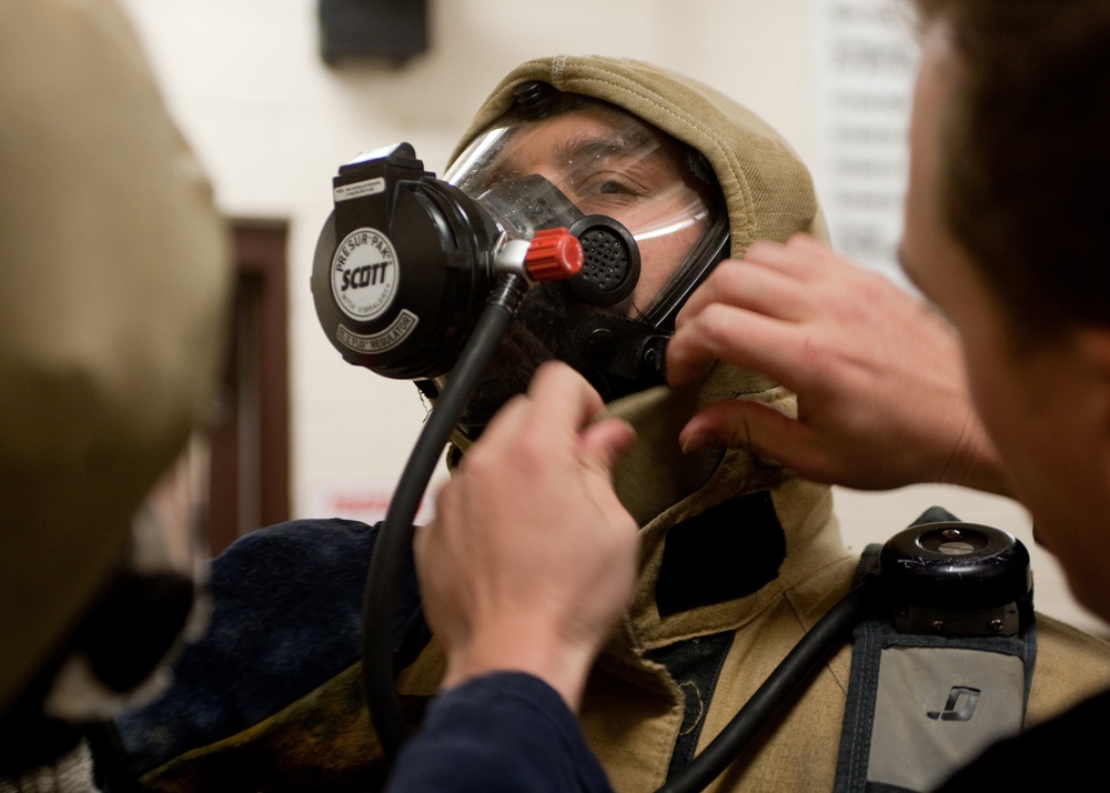 Fire Training at Trident Training Facility