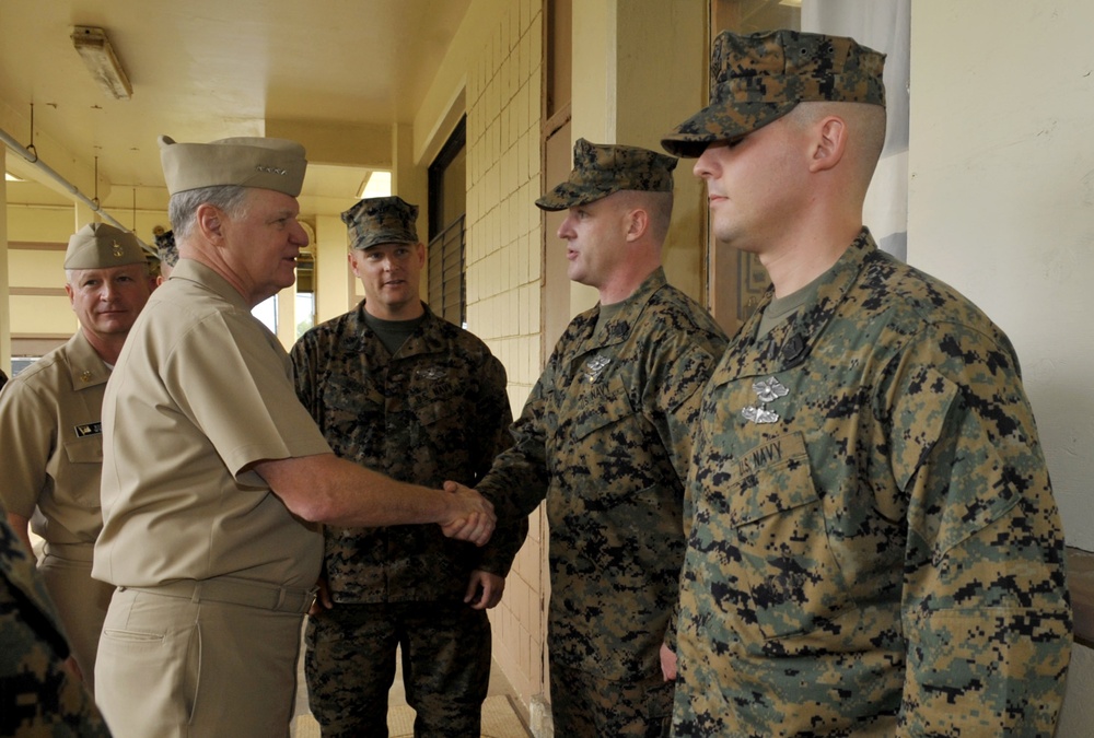 CNO Adm. Roughead Visits Sailors in Hawaii