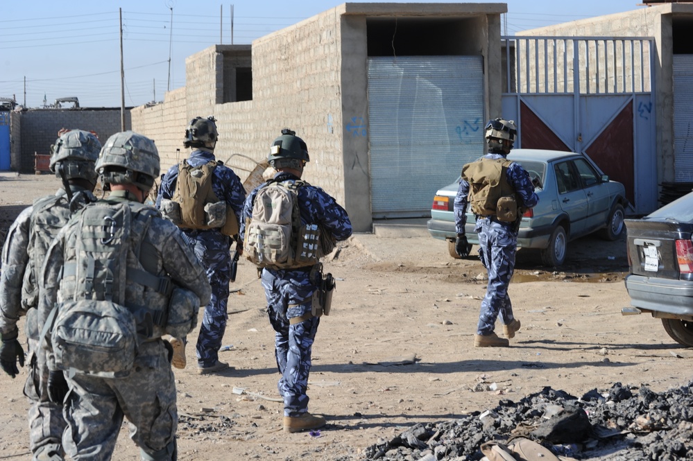 Soldiers Patrol Kirkuk