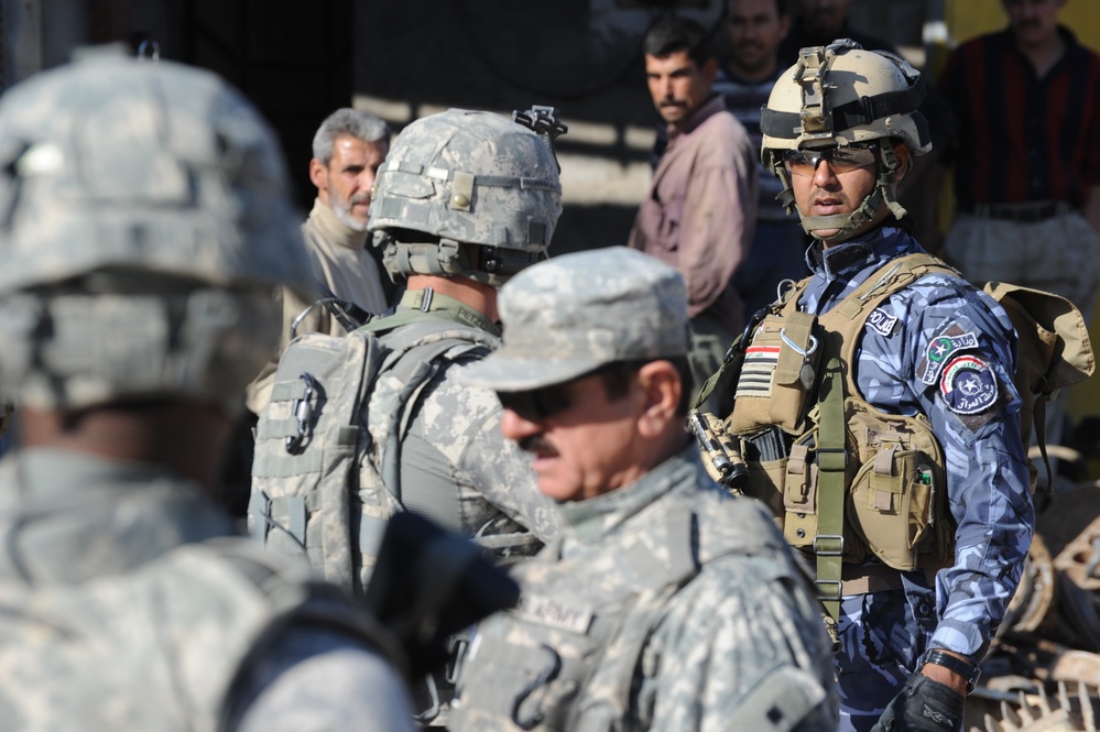 Soldiers Patrol Kirkuk