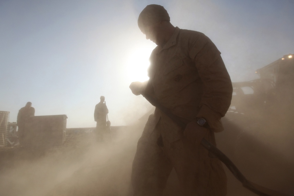 Marines work through holidays, bring gift of security to Musa Qal’eh