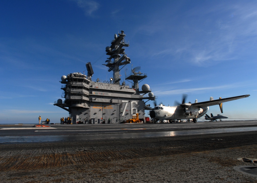 USS Ronald Reagan Action