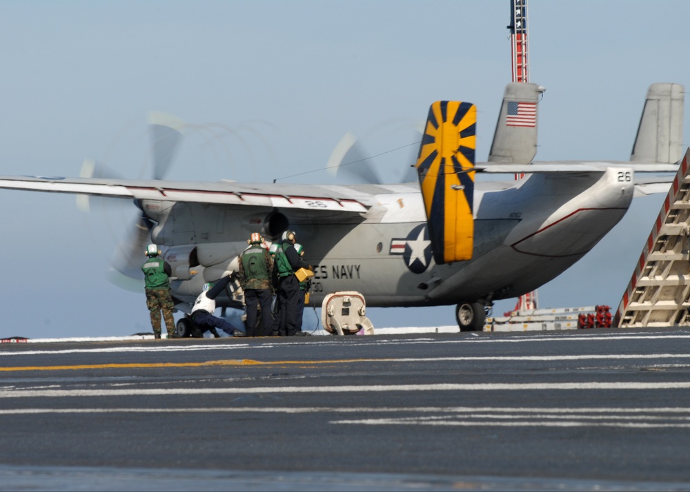 USS Ronald Reagan Action