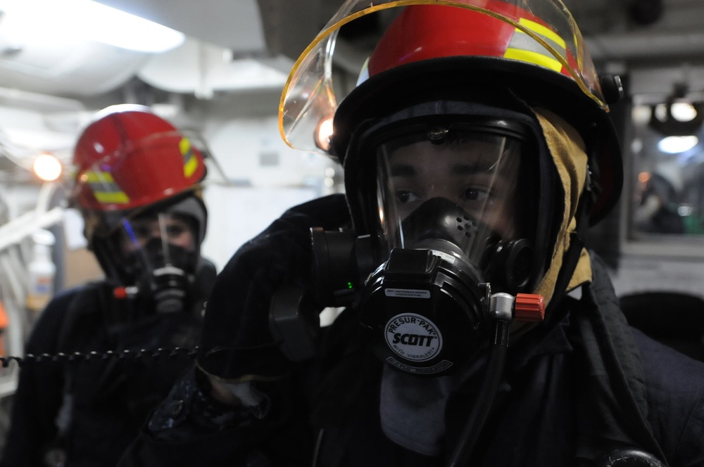 USS Ronald Reagan Action