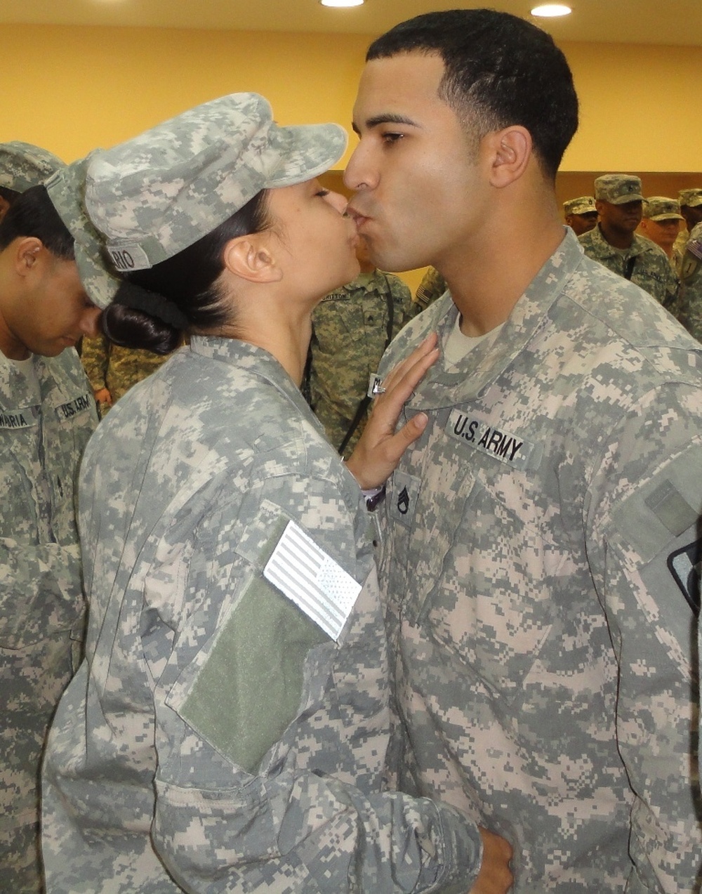 DVIDS Images Married Soldiers Reunited For Promotion Image 2 Of 3 