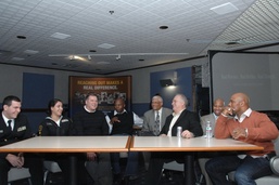 NFL Players watch playoff with D.C. military