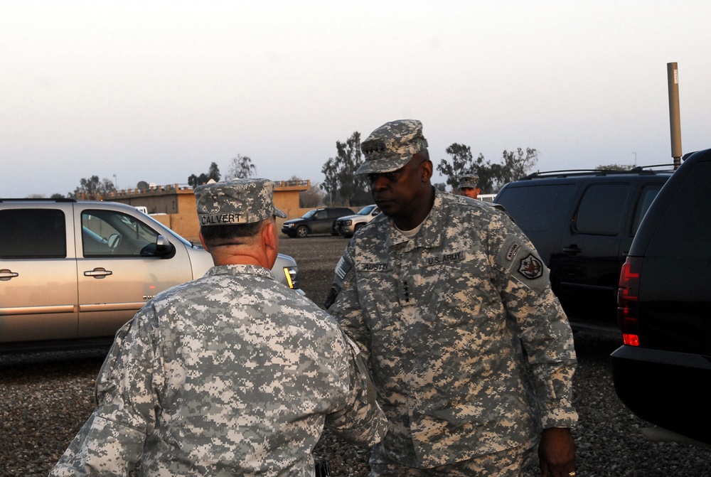 USF-I commanding general visits ‘Dagger’ Brigade at Camp Liberty, Iraq