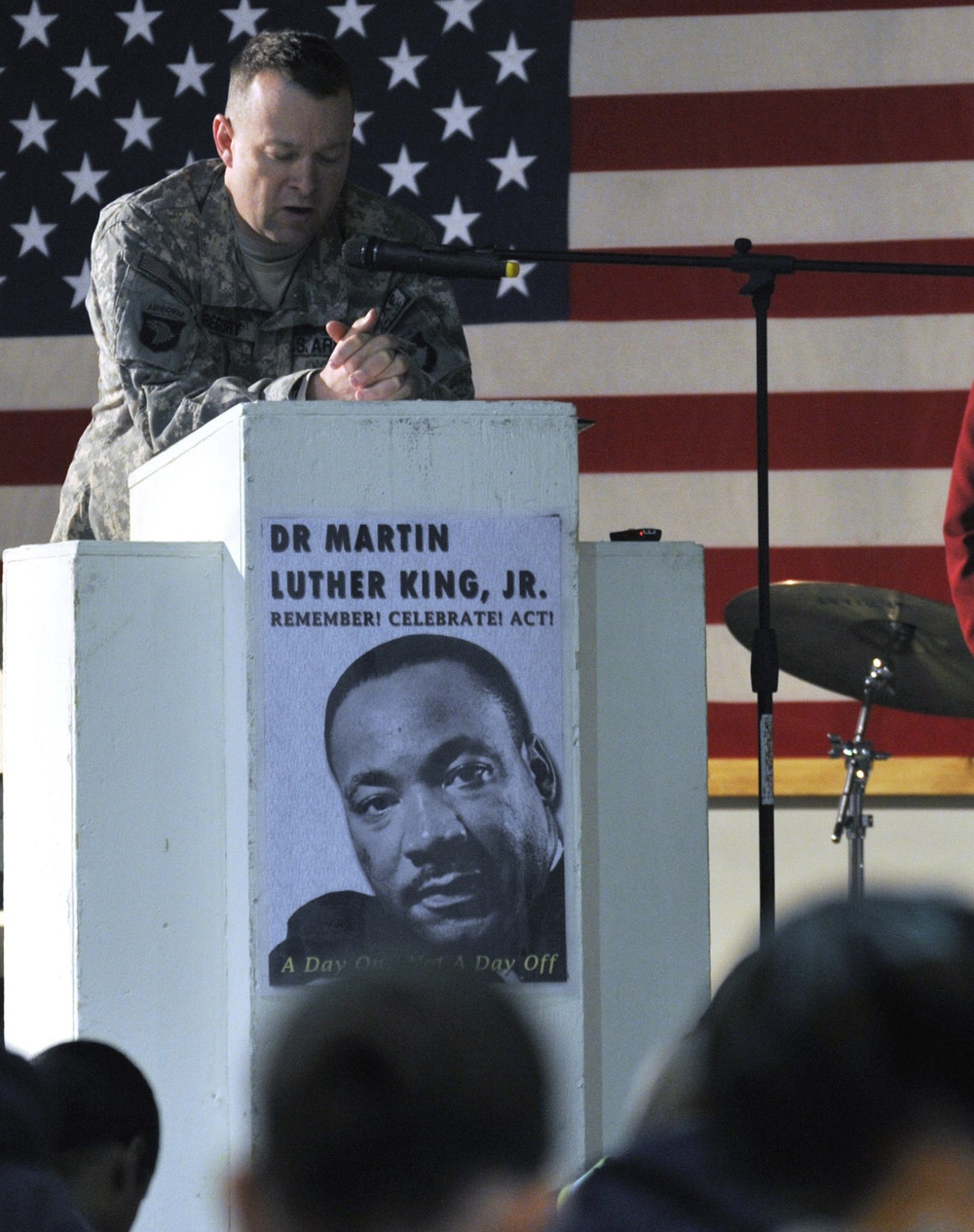 Service members, civilians honor Dr. Martin Luther King Jr.