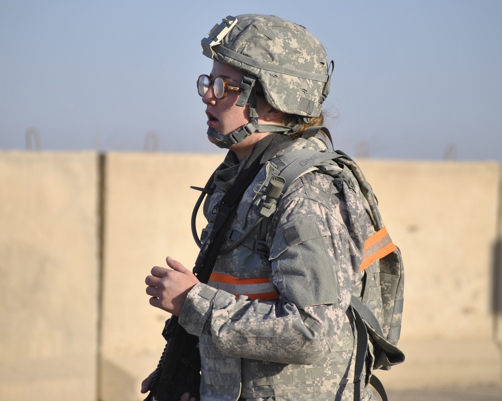 Airman marches, low-crawls and sweats her way into history: Part two