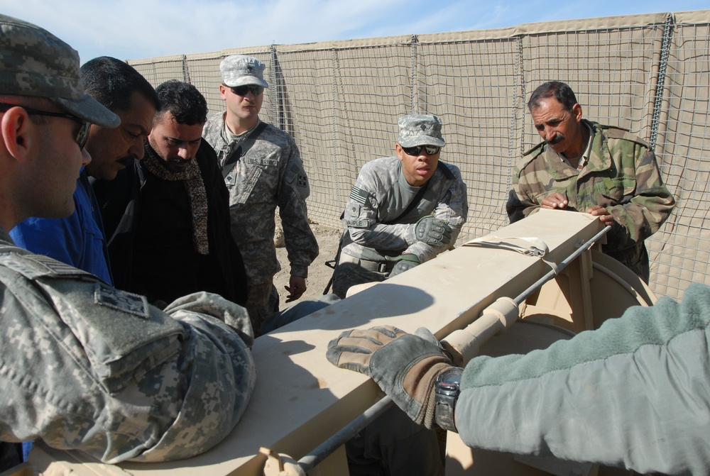 Log battalion mentors Iraqi army to be self-sustaining