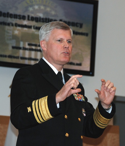 Thompson shares DLA strategy, success with NDU students