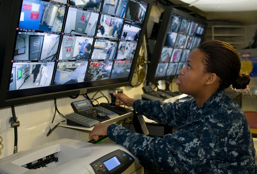 USS Carl Vinson action