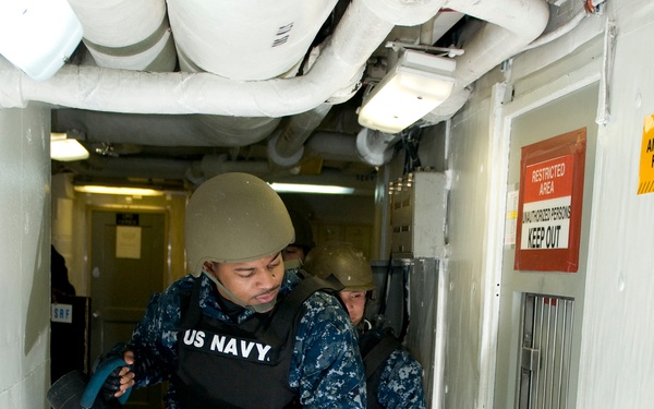 USS Carl Vinson action