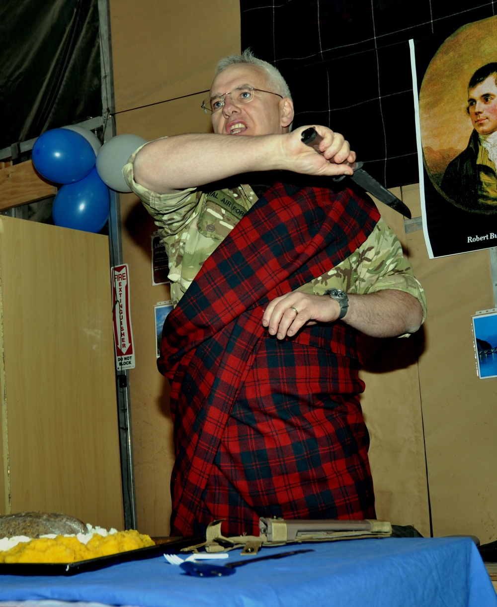 Camp Leatherneck hosts Burns Night