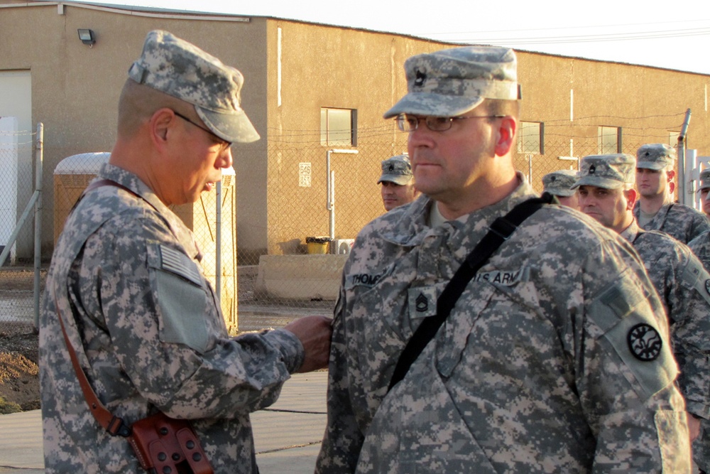 116th Brigade Special Troops Battalion settles into deployment to Iraq, marks history