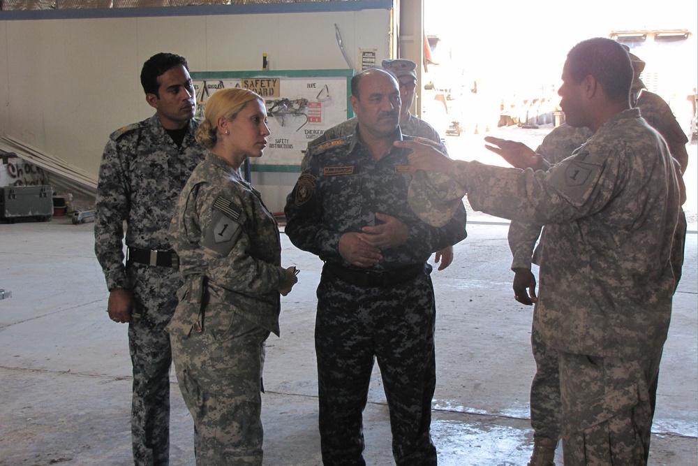 ‘Lifeline’ battalion trains Iraqi Federal Police on Supply Support Activity procedures