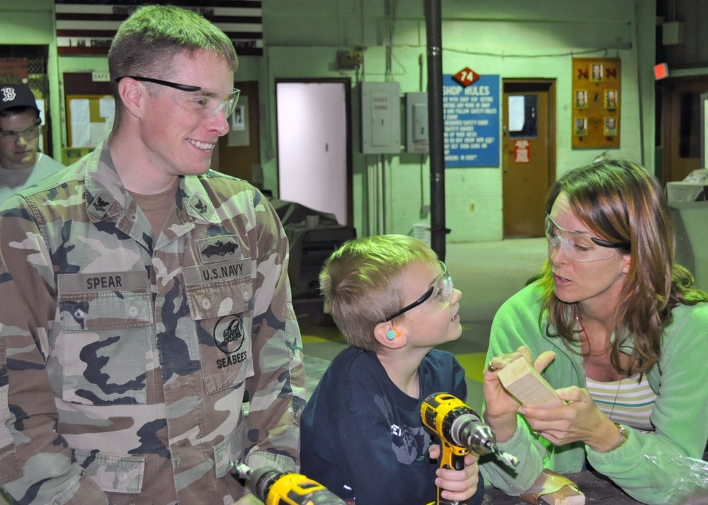 Seabees and Boy Scouts Team Up for Pinewood Victory