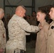 1st MARDIV (Fwd) commanding general presents combat aircrew wings