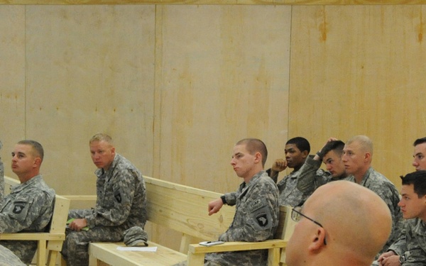 Chaplain shines as TF Currahee’s beacon of faith