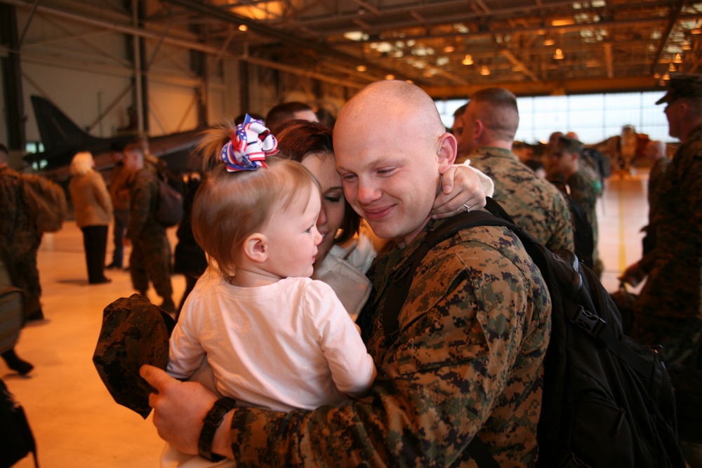 Sweet home Cherry Point:  VMA-542 returns from six months overseas