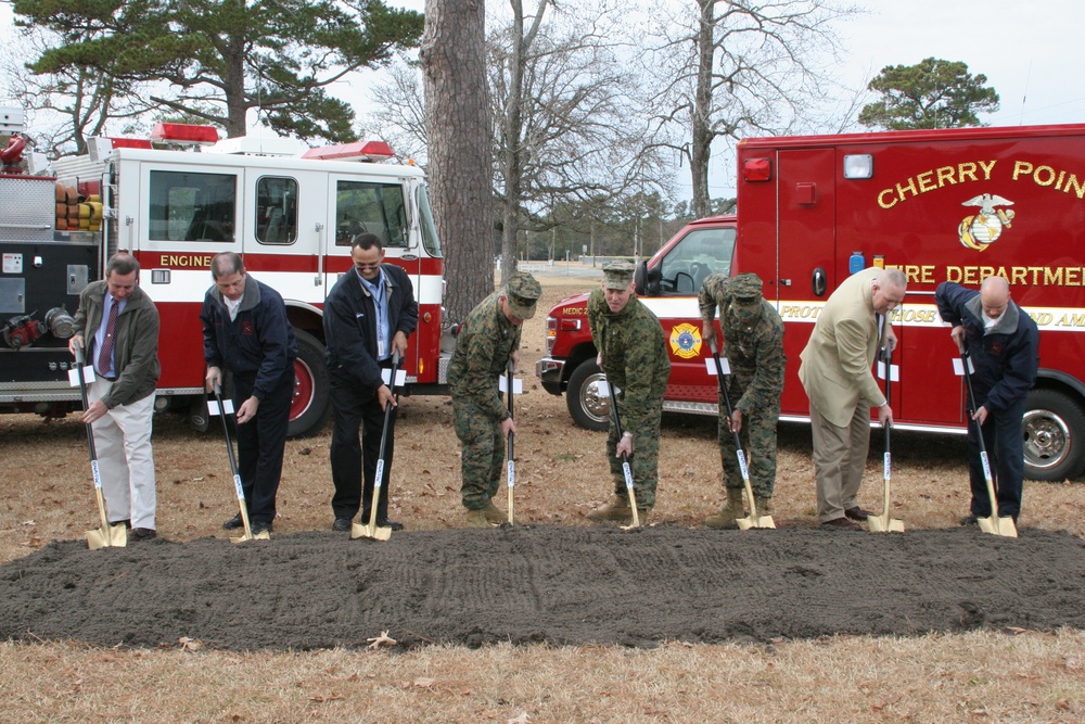 New Cherry Point fire station under construction