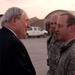Deployed Michigan National Guard aviators transport, meet with home state senator