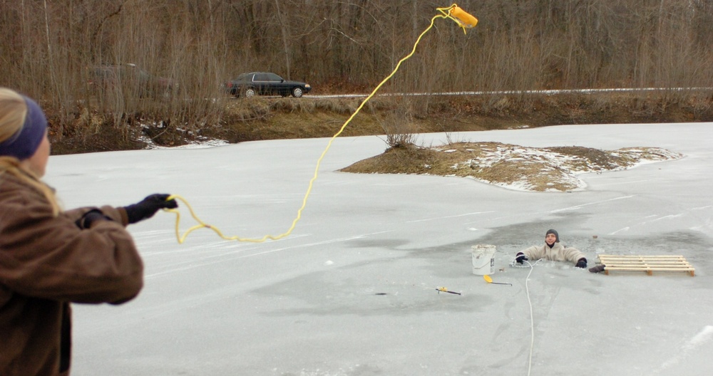Indiana Department of Homeland Security holds Ice Rescue Training