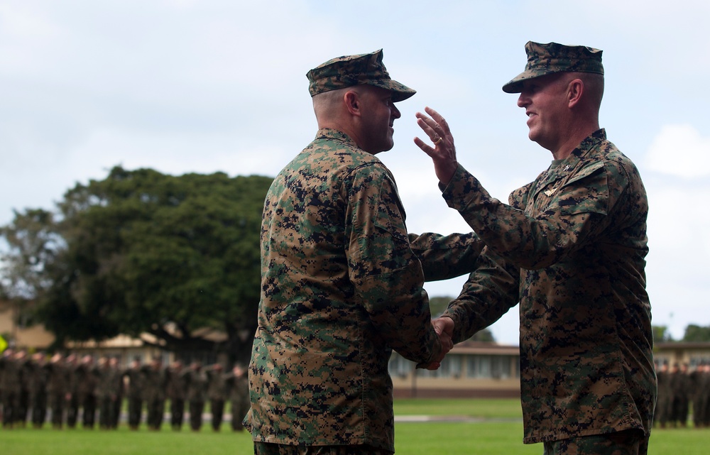 Marine Corps Base Hawaii Change of Command