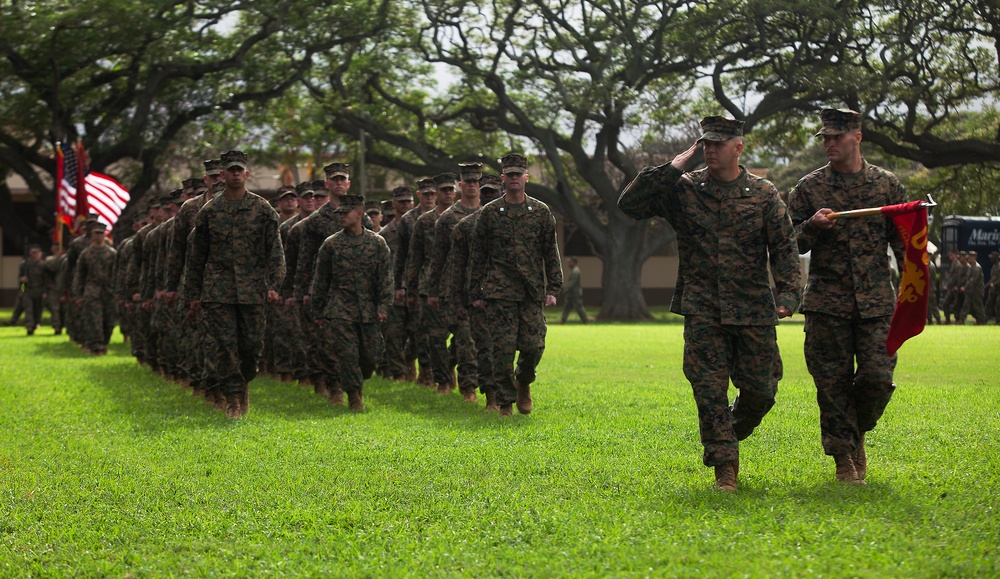 Marine Corps Base Hawaii Change of Command