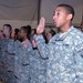 Soldiers mark official induction to NCO corps during ceremony