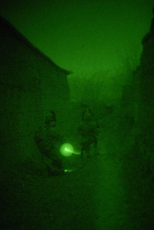 Red Bull Soldiers own the night:Former NCO patrols dark streets as cavalry officer