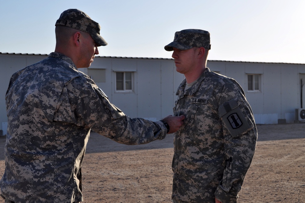 Three 201st soldiers join the NCO Corps