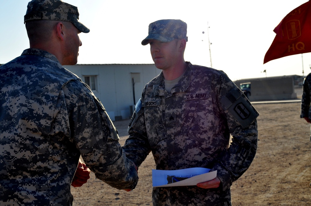 Three 201st soldiers join the NCO Corps