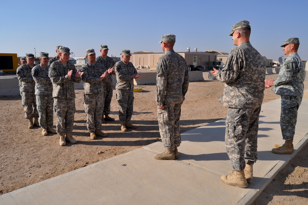 Three 201st soldiers join the NCO Corps