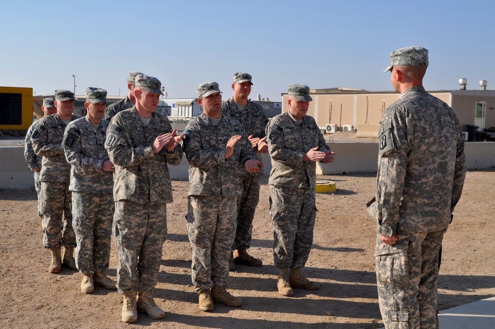 Three 201st soldiers join the NCO Corps