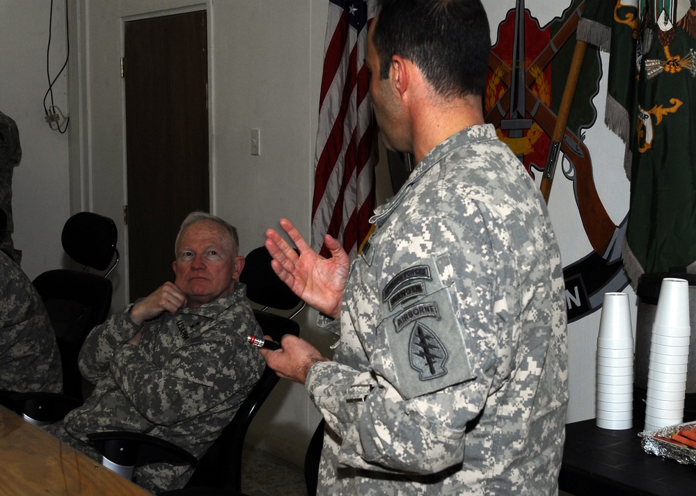 Maj. Gen. Carpenter visits Camp Montrond