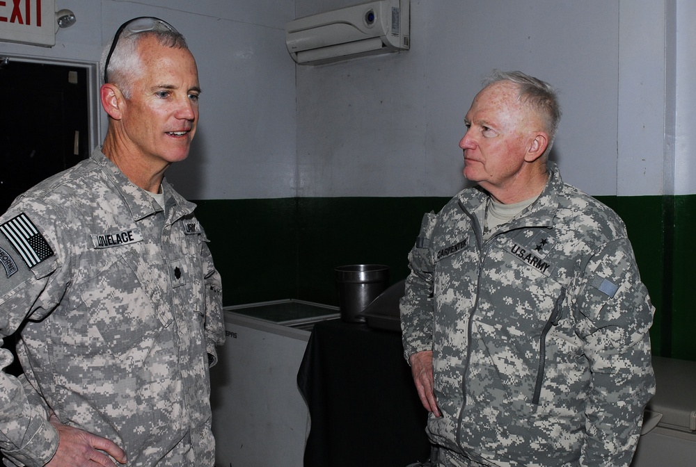 Maj. Gen. Carpenter visits Camp Montrond