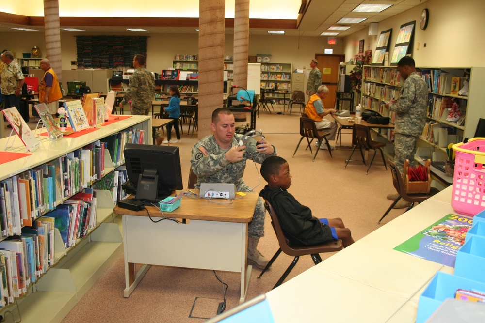 CAB Soldiers, local schools provide hearing testing