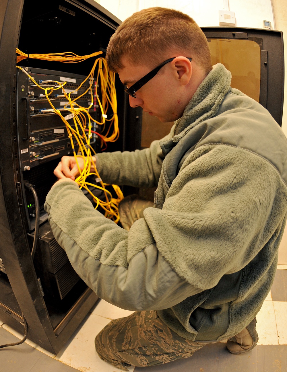 Airmen integrate, keep COB Speicher connected to the world