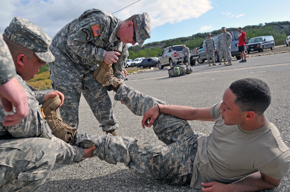 525th MP Battalion prepare for Bataan Memorial Death March