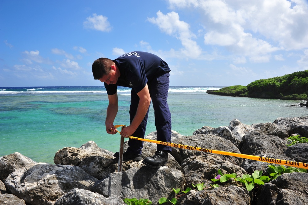 U.S. Coast Guard, U.S. Navy, Guam Fire Department, Guam Police Departmentsearch for missing fishermen