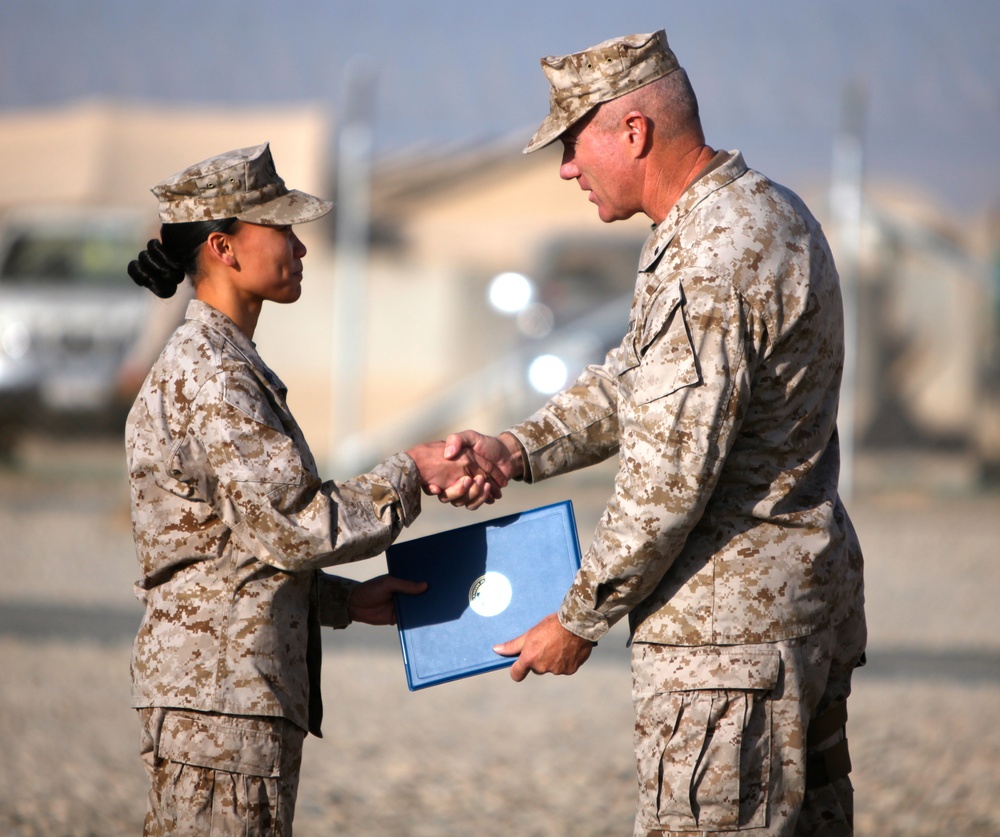 Sailor serves alongside Marine husband in Afghanistan