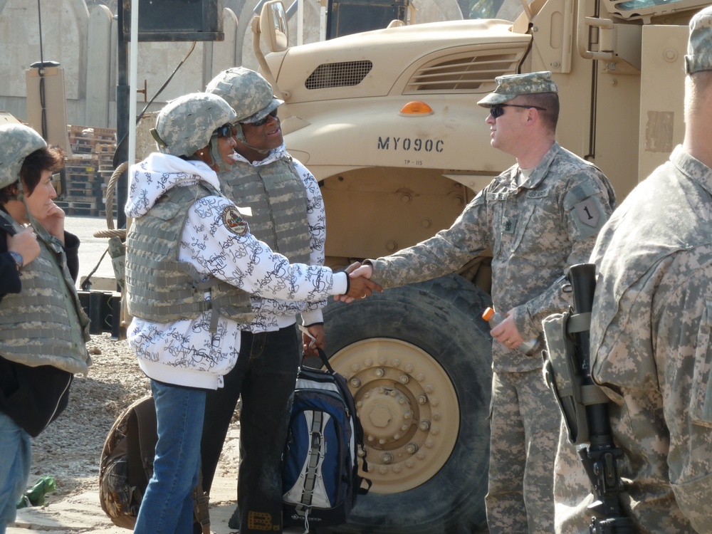 USD-C Soldiers at Joint Security Station Muthana get comic relief from daily routine