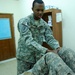 USD-C ‘Vanguard’ Battalion Soldiers work at Camp Taji, Iraq, aid station