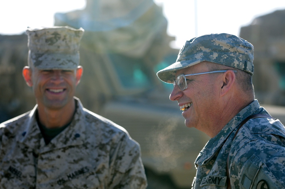 Army Reserve Chief visits troops in Afghanistan