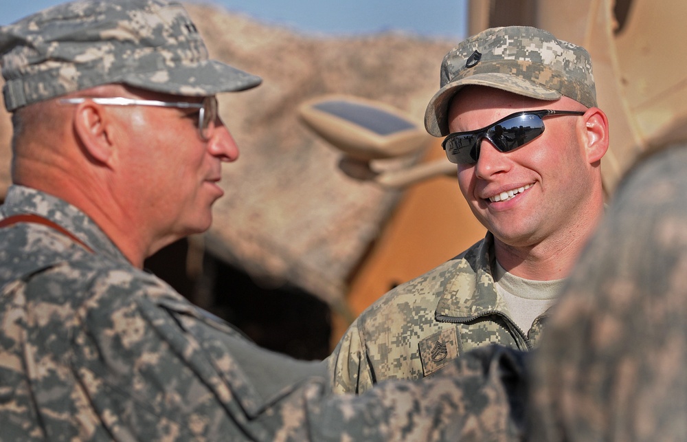 Army Reserve Chief visits Soldiers in Afghanistan